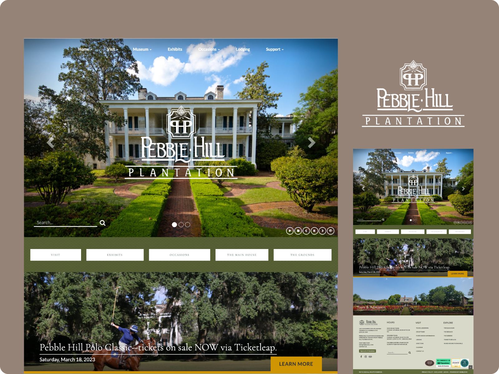 Pebble Hill home page