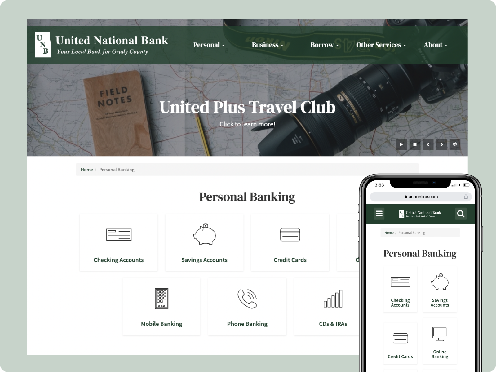United National Bank Preview with Phone