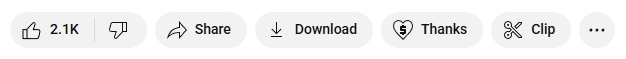 Youtube button options