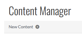 new content button