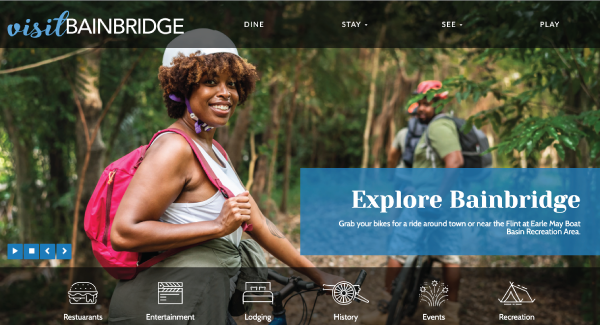 Visit Bainbridge | Well-structured, Municipality, City Website Design and Website Development
